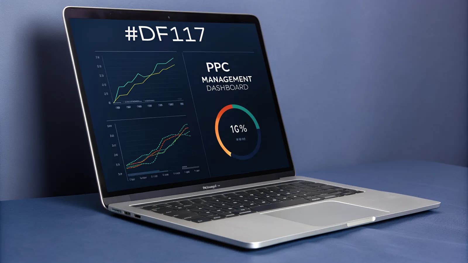 PPC management services dashboard showing multi-account spend and performance